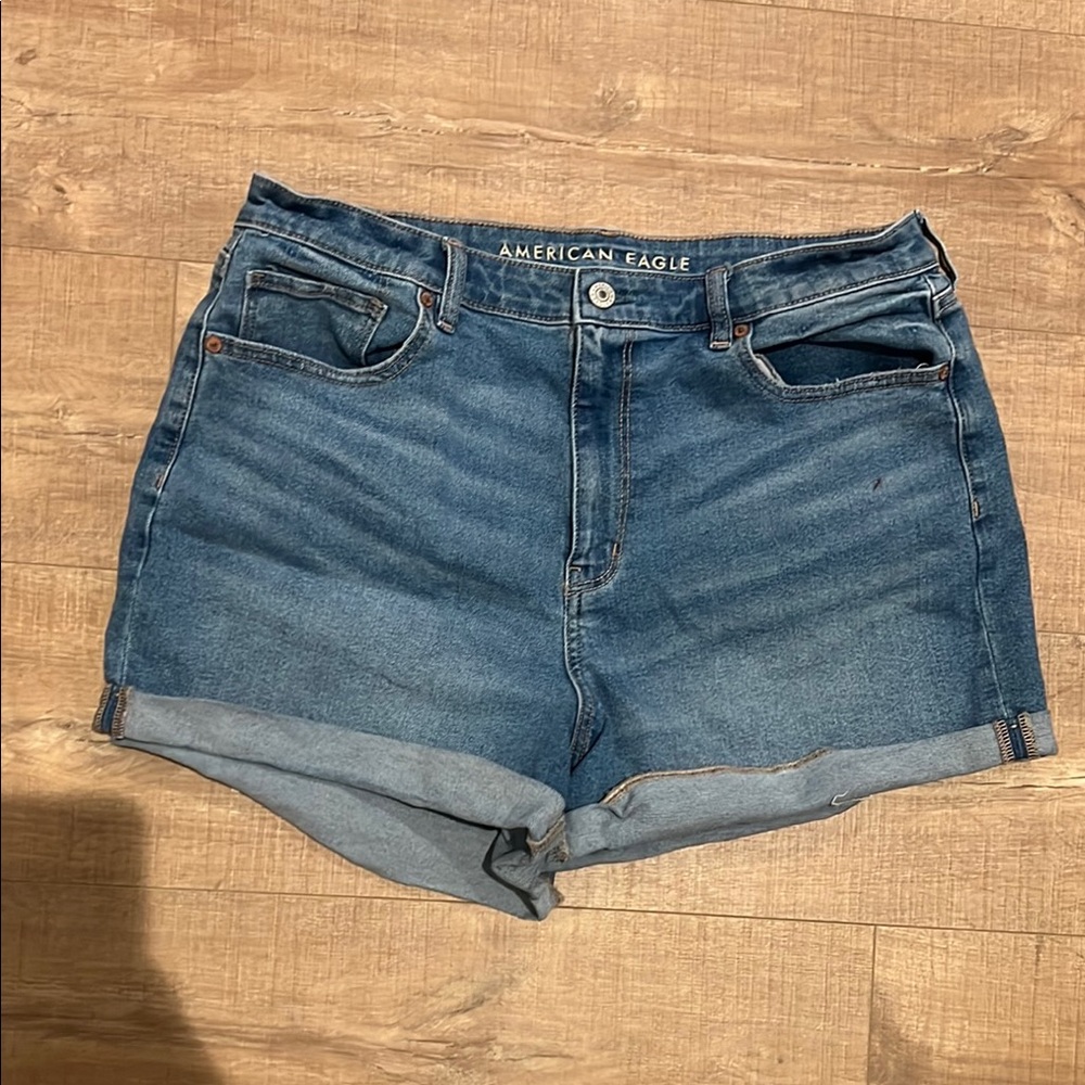 American Eagle Denim cuff shorts